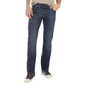 NEW LEE JEANS men's slim straight leg jean in med blue